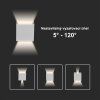 128994 4 bile fasadni led svitidlo hranate 5w ip65