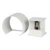 129000 7 bile fasadni led svitidlo kulate 5w ip65