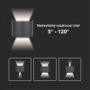 129003 3 cerne fasadni led svitidlo kulate 5w ip65