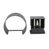 129003 5 cerne fasadni led svitidlo kulate 5w ip65