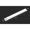 129102 3 stribrne nabytkove led svitidlo 40cm 2w s pohybovym cidlem
