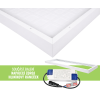 129417 1 bily prisazeny led panel s rameckem 300 x 1200mm 40w economy