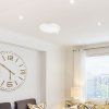 130354 16 bile led stropni svitidlo kulate 310mm 18w cct