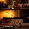 132574 1 bila led stolni nabijeci magneticka lampa 3v1 3w