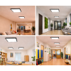 136926 5 cerny prisazeny led panel s rameckem 60 x 60cm 16 35w cct premium