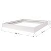 137211 1 stribrny montazni ram 60x60x7cm pro led panel