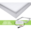 137217 1 stribrny prisazeny led panel s rameckem 60 x 60cm 16 35w cct premium
