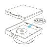 68499 1 drahtloser, wandmontierter Dimmregler 1 Kanal
