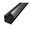 Ecke 1 schwarz transparent