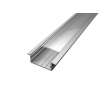 Versenkte 3-Silber-Leuchte mit transparenter Abdeckung