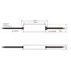 127763 2 led zdroj trafo long 12v 200w ip67