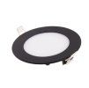 129195 1 cerny vestavny led panel kulaty 120mm 6w 24v cct