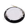 129195 2 cerny vestavny led panel kulaty 120mm 6w 24v cct