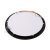 129198 2 cerny vestavny led panel kulaty 174mm 12w 24v cct
