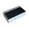 130623 2 bile led nastenne solarni svitidlo s pohybovym cidlem 3w ip65