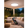 130632 bile prisazene led svitidlo plano kulate 420mm 36w ip44 s pohybovym mw cidlem a do