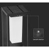 130665 7 sede led nastenne solarni svitidlo s pohybovym cidlem 2w ip65
