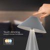 130737 4 seda led stolni nabijeci lampa 240mm 3w