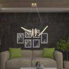 130773 2 zlate zavesne led svitidlo designove 72cm 24w