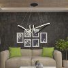 130770 2 cerne zavesne led svitidlo designove 72cm 24w