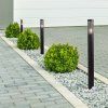 130779 1 cerny zahradni sloupek pro zarovku e27 100cm