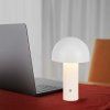 130818 2 bila led stolni nabijeci lampa 250mm 3w