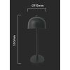 130824 3 cerna led stolni nabijeci lampa 300mm 3w
