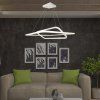 130857 2 bile zavesne led svitidlo designove 60cm 48w stmivatelne