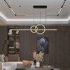 130962 3 cerne zavesne led svitidlo designove 91 5cm 15w