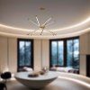 130974 2 zlate zavesne led svitidlo designove 97cm 42w stmivatelne