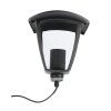 131031 5 cerna zahradni lampa pro zarovku e27 60cm