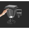 131064 4 cerna led zahradni solarni lampa 250mm 2w ip65