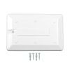 131070 3 bile led nastenne svitidlo s cislem domu 12w ip65