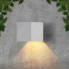 131088 2 bile led fasadni solarni svitidlo hranate s pohybovym cidlem 9w ip65