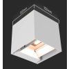 131088 4 bile led fasadni solarni svitidlo hranate s pohybovym cidlem 9w ip65