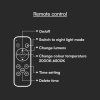 131443 4 bile led stropni svitidlo kulate 450mm 20 40w cct s do