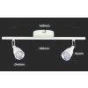 131563 3 bile led bodove svitidlo 9w