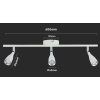 131569 5 bile led bodove svitidlo 13 5w