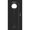 131821 3 cerno opalovy zahradni sloupek pro zarovku e27 ip44 97cm