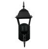 131830 cerne fasadni svitidlo pro zarovku e27 ip44 40cm