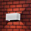 132550 3 bile fasadni led svitidlo obdelnikove 24w ip65