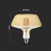 132592 4 led zarovka filament 8w e27