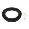 132598 4 cerne led nastenne svitidlo ovalne designove 9w
