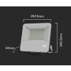 133464 cerny led reflektor 100w premium s 1m kabelem