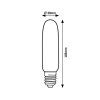 136728 2 led zarovka filament t30 5w e27