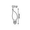 136722 1 led zarovka svicka retro cf35 4 2w e14