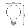 136800 1 led zarovka filament jantar g95 4w e27