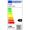 138354 4 cerny led reflektor 150w economy