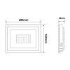 138348 3 cerny led reflektor 50w economy