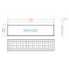 138657 1 bily podhledovy led panel s pruzinkami 30 x 120cm 16 35w cct premium